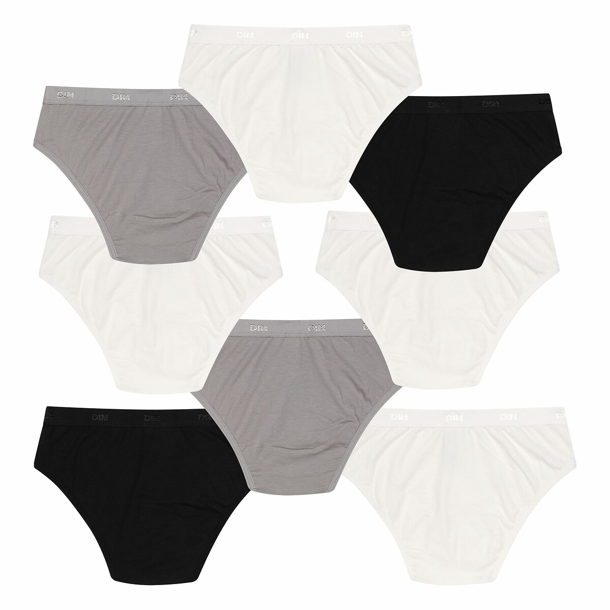Pocket Ecodim Slips X8 preto/branco/cinzento, DIM
