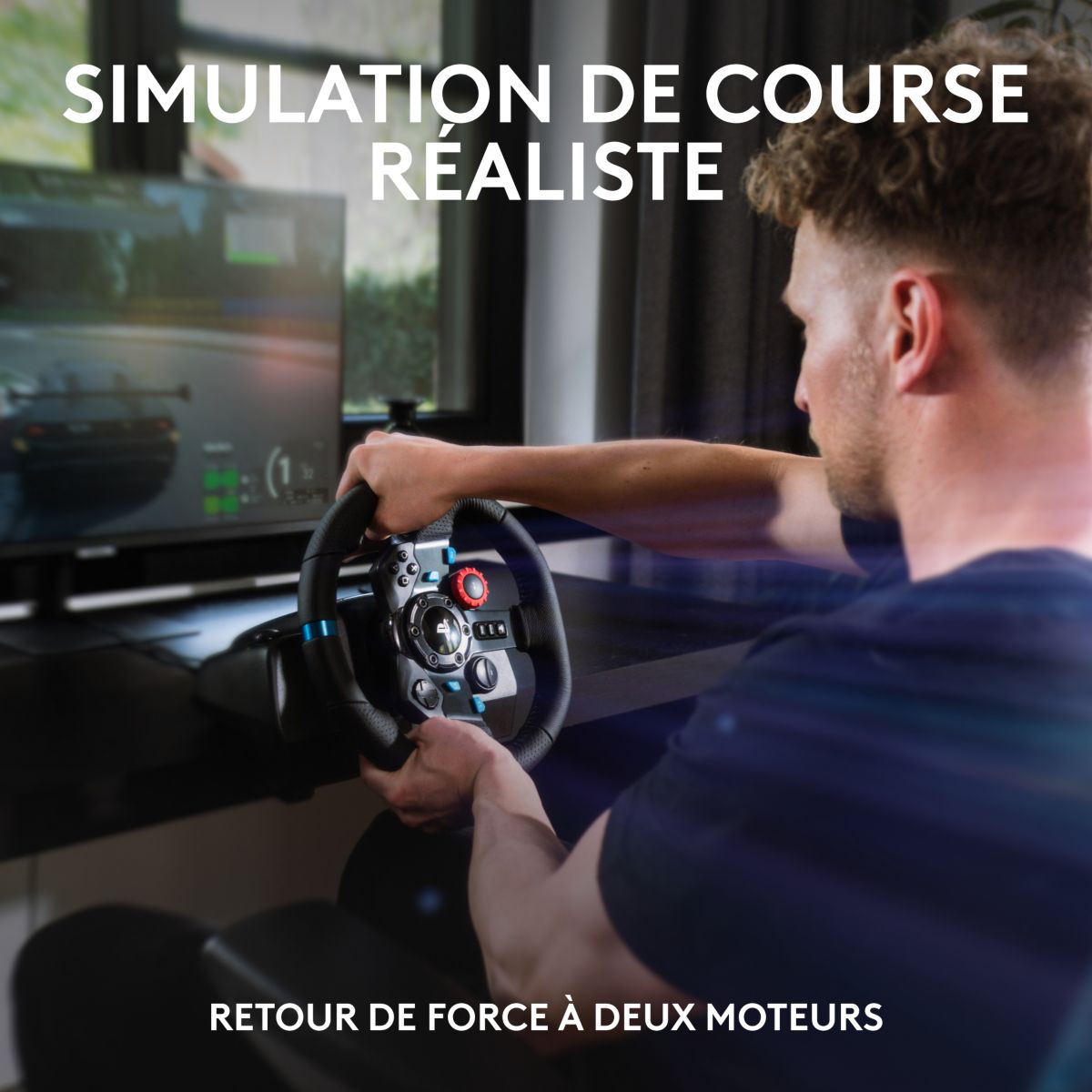 Volant + Pédalier G29 volant + casque sans fil G321 couleur unique, LOGITECH