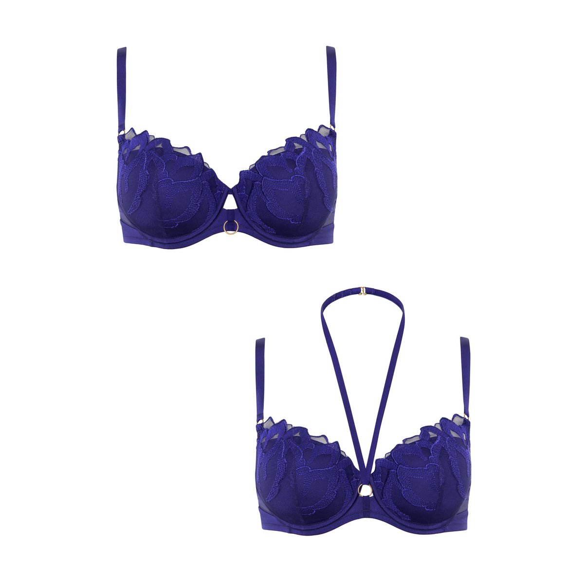 Soutien-gorge préformé Sapphire B à E bleu, LISCA
