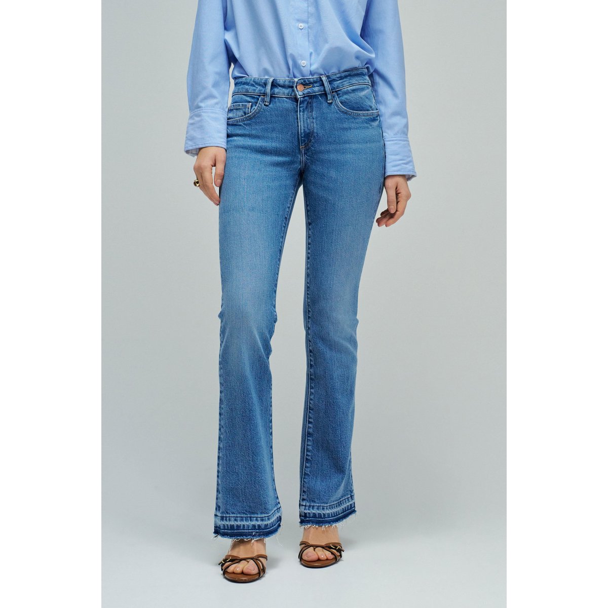 JEAN WONDER PUSH UP BOOTCUT bleu, SALSA JEANS
