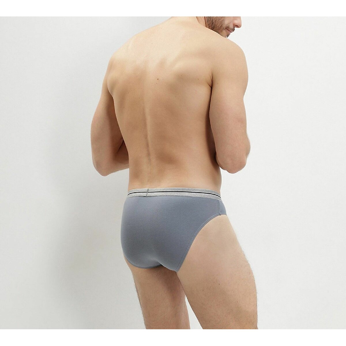 Lot de 3 slips Ultra Resist bleu + gris, DIM