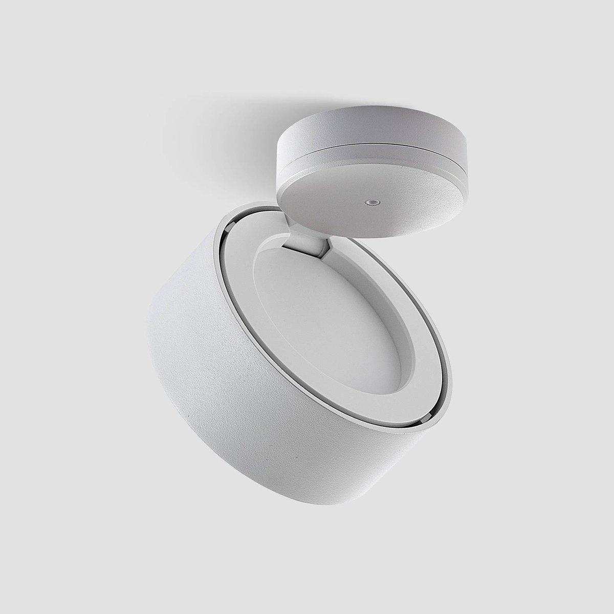 Plafonnier en aluminium moderneLED, Rotari blanc, ARCCHIO