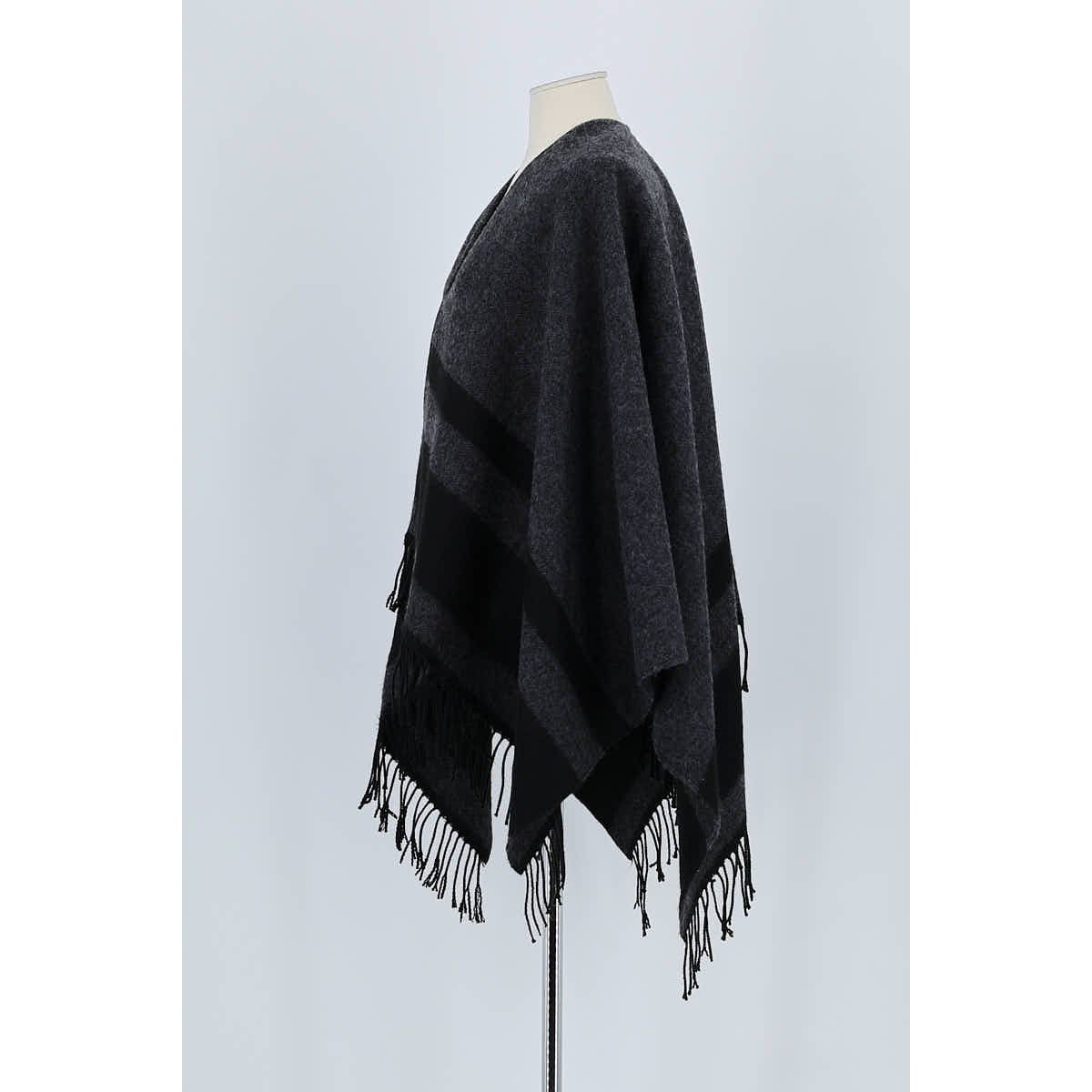 Poncho - Très Bon État gris, CLAUDIE PIERLOT