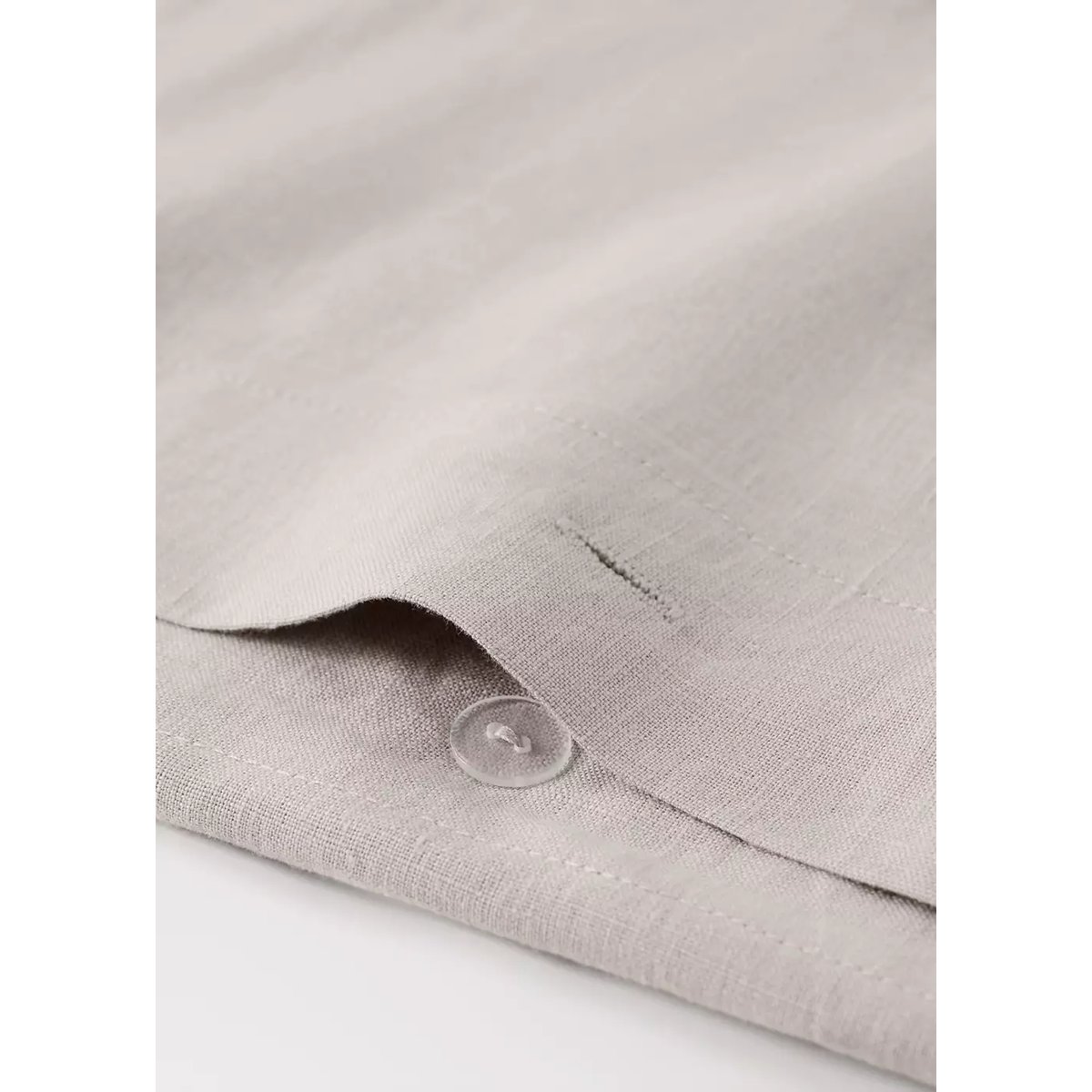 Housse de couette berceau lin lavé marron moyen, MANGO HOME
