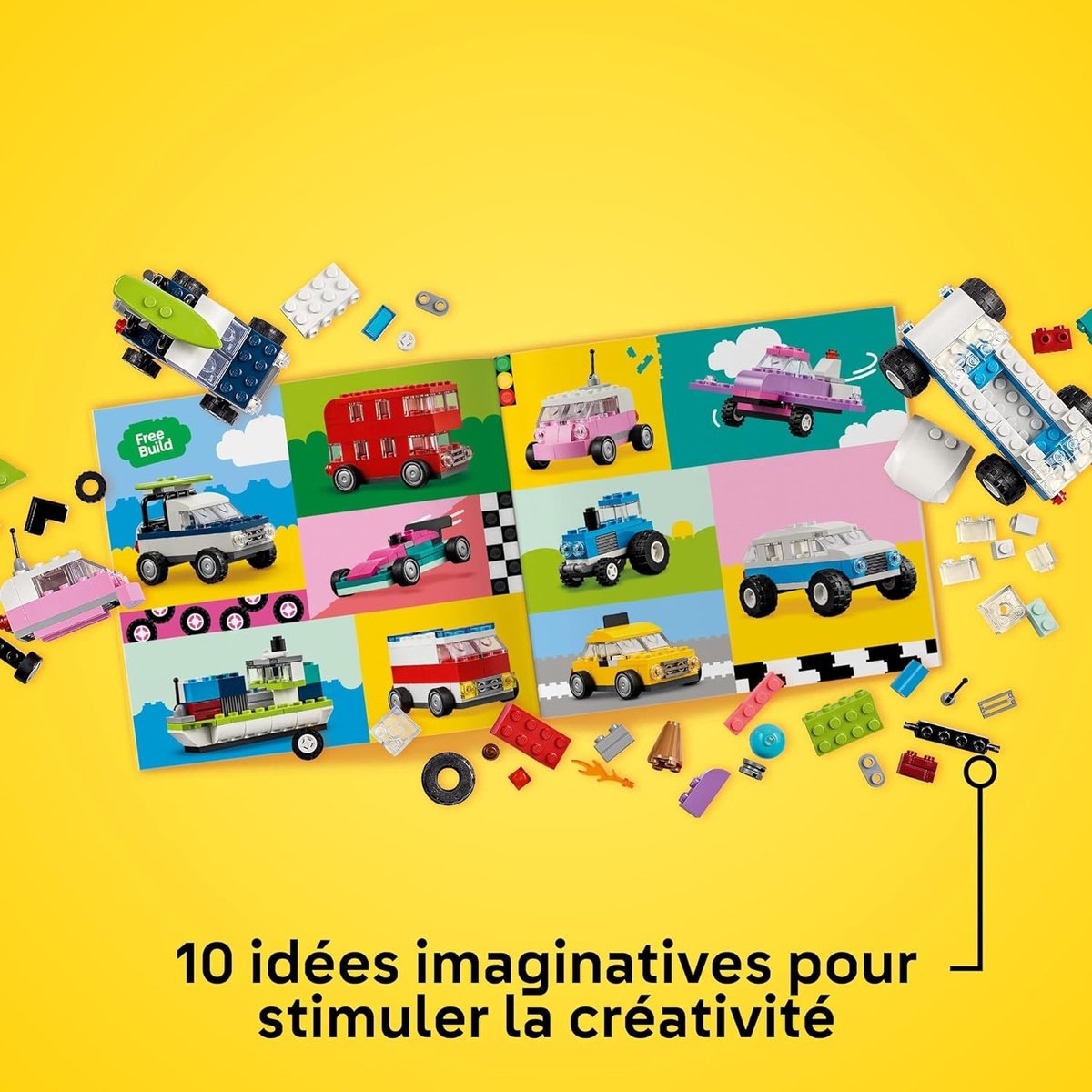 LEGO Classic - Les véhicules créatifs - 11036 multicolore, LEGO