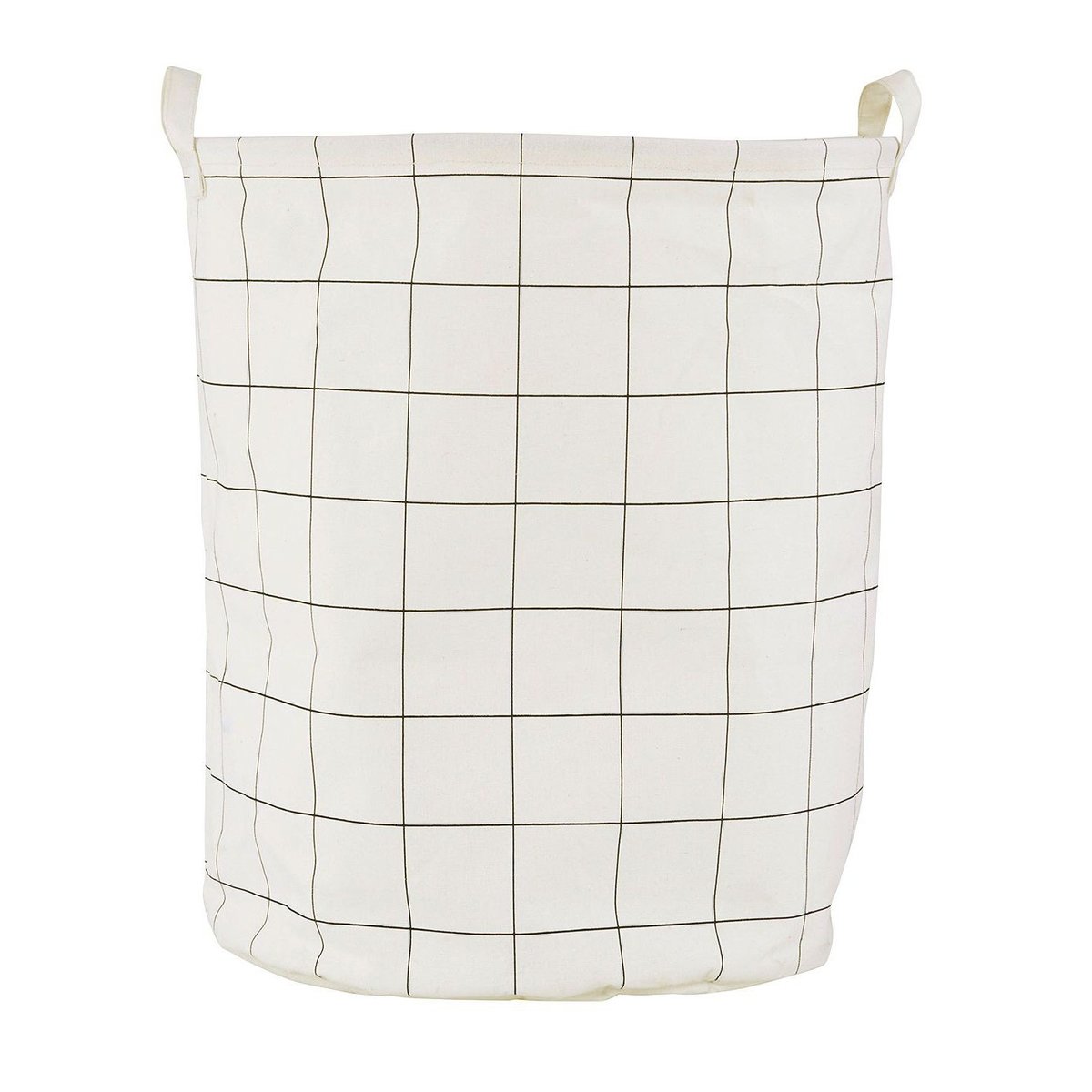 Sac à Linge Squares blanc et noir, HOUSE DOCTOR