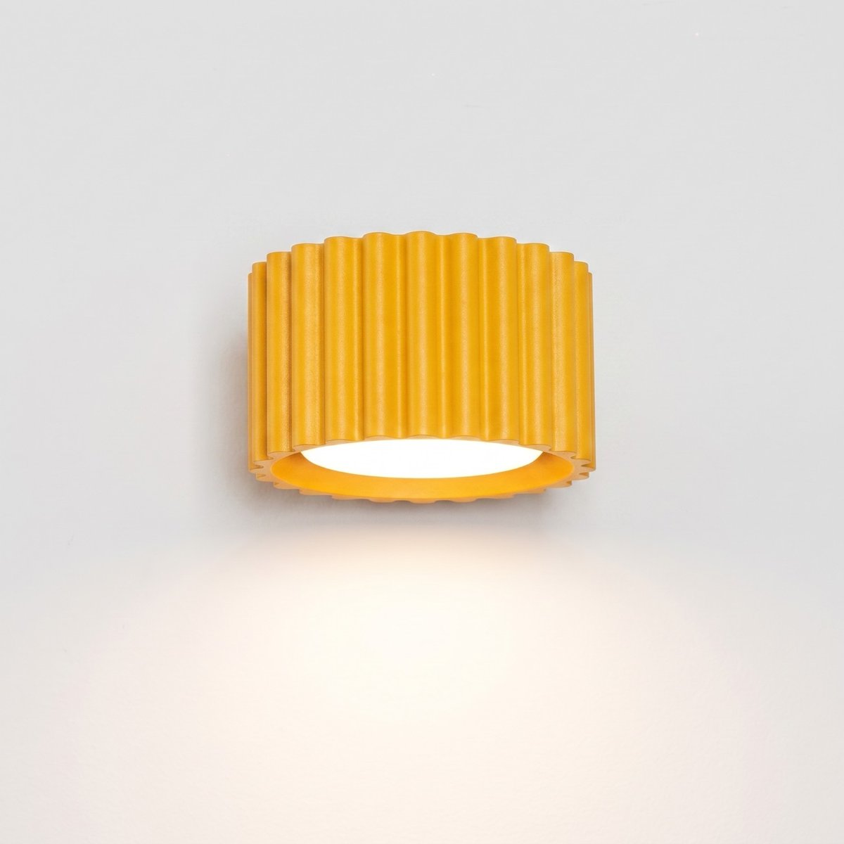 Applique murale Aluminium Jaune Gx53 1 AURA jaune, EDEN