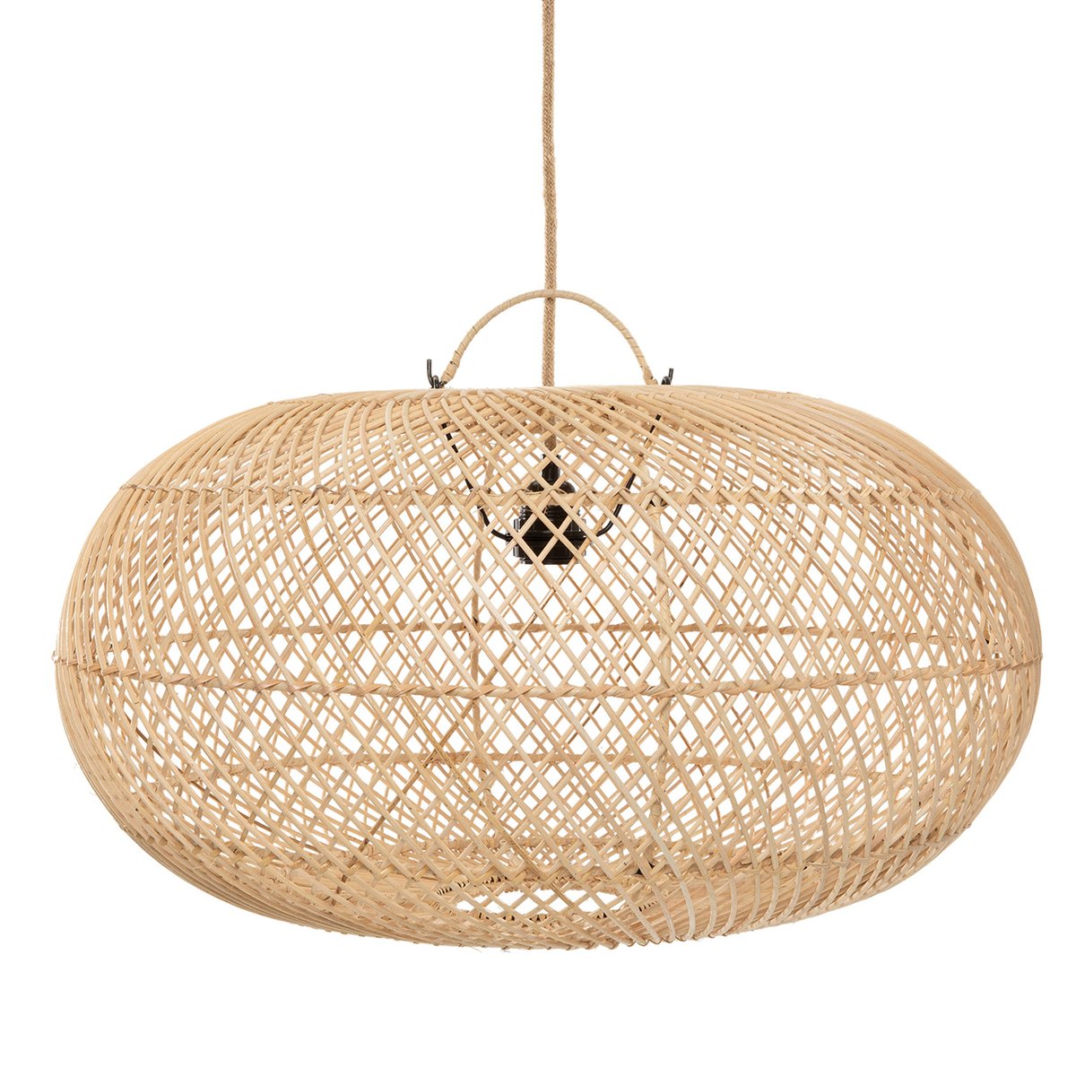Suspension en rotin WHOLLY beige, BAZAR BIZAR