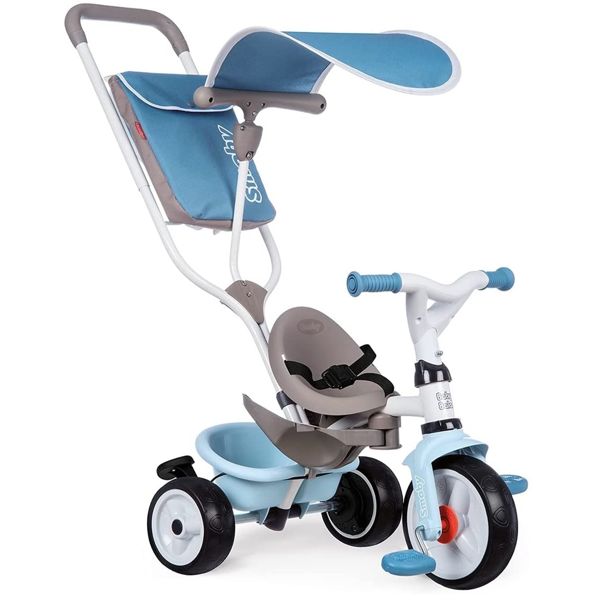 Tricycle Baby Balade Plus Rose bleu, SMOBY