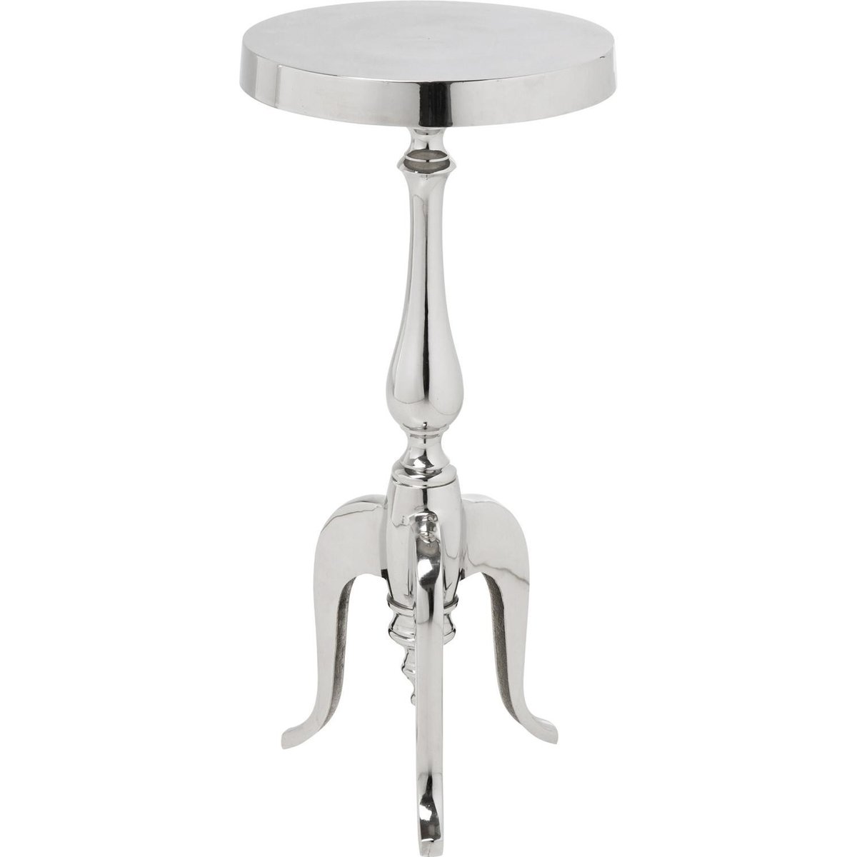 Table d'appoint en alu, BAROCCO argent, KARE DESIGN