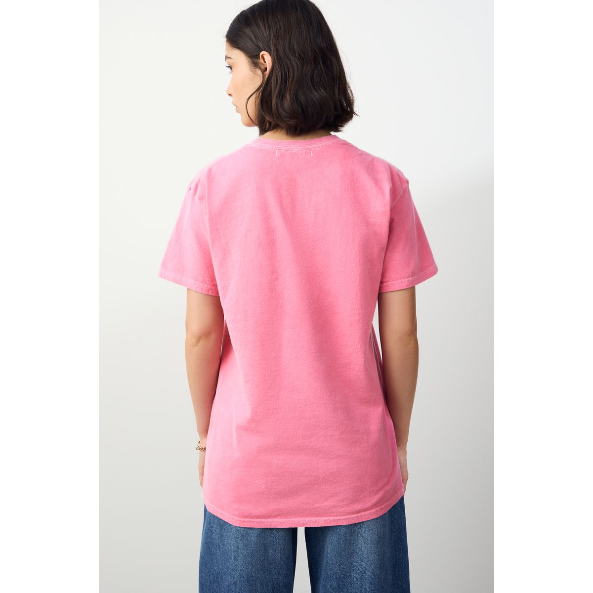 T-shirt ras du cou oversize à imprimé gâteaux framboise, NEXT