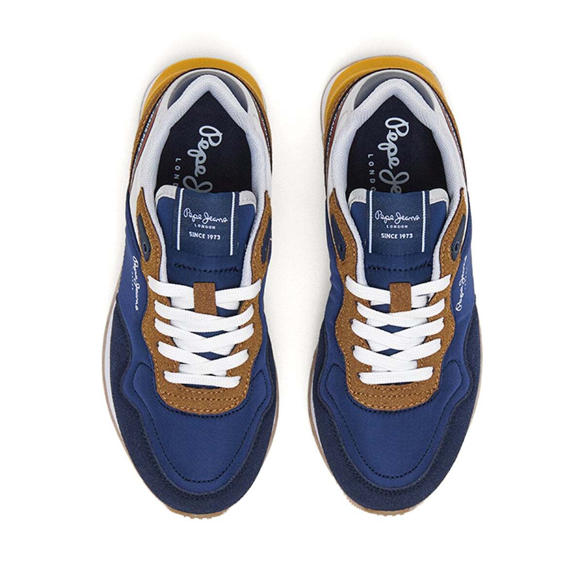 Baskets Combinées marine, PEPE JEANS