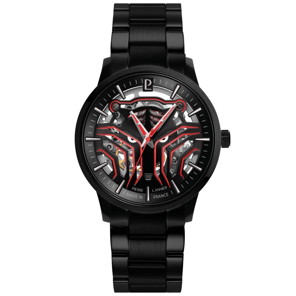 Montre Analogique SHERKHAN noir noir noir, PIERRE LANNIER