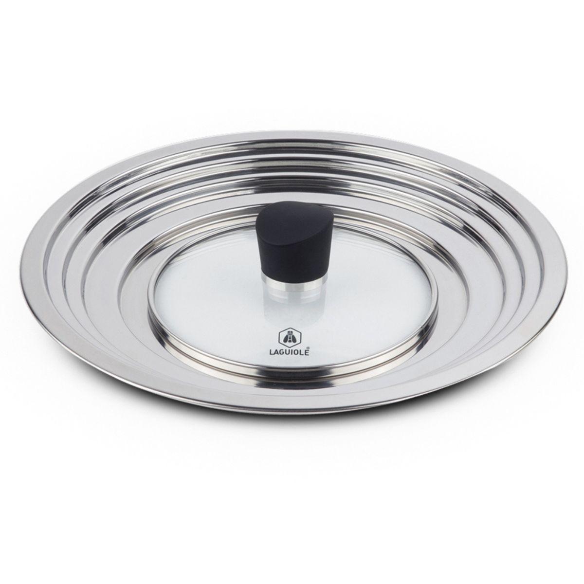Set de 10 pièces amovible inox induction - "Réactif" couleur unique, LAGUIOLE CUISSON