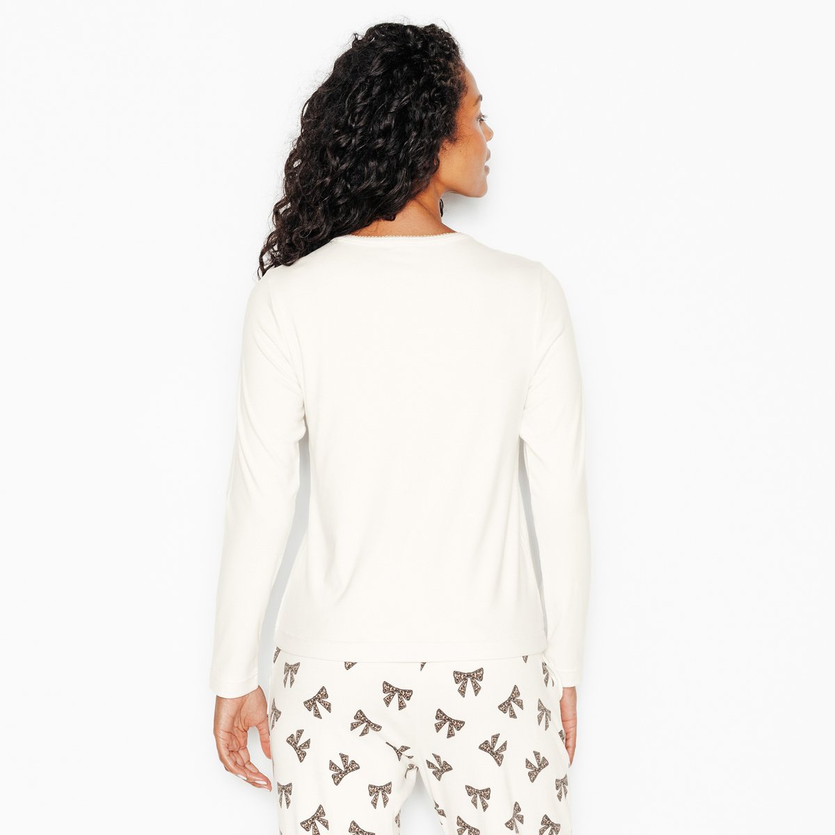 Tee-shirt manches longues JOLISA blanc, ROUGEGORGE LINGERIE