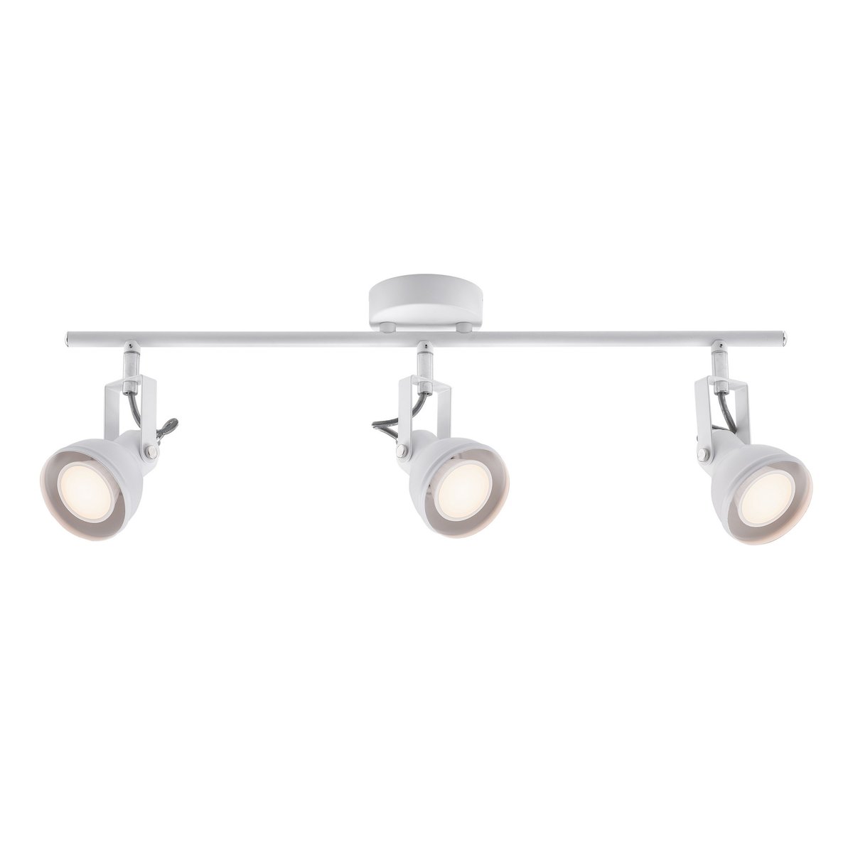 Plafonnier avec abat-jour inclinable et orientable en métal, ASLAK blanc, NORDLUX