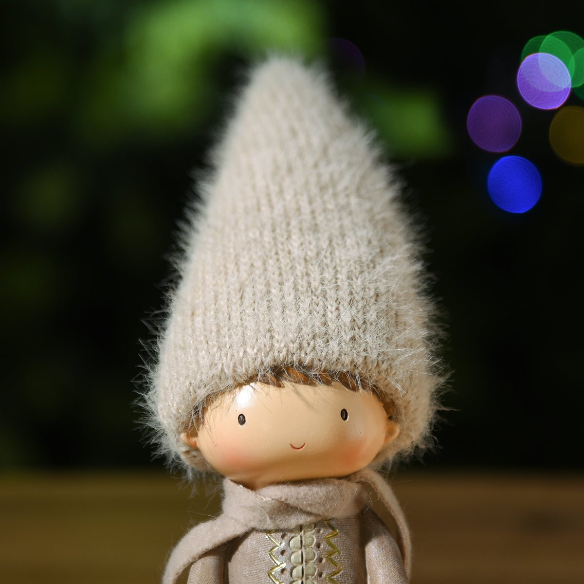 Figurine de noël garçon artificielle H25 PLAY gris, SIA DECO