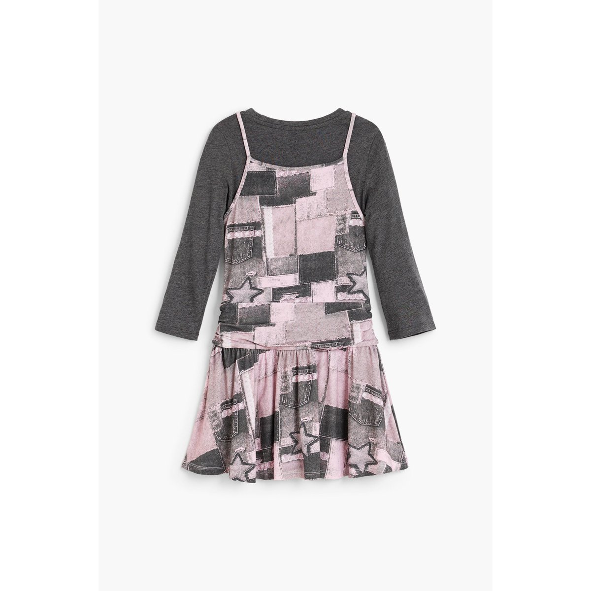 Robe 2 en 1 imprimée rouge, DESIGUAL
