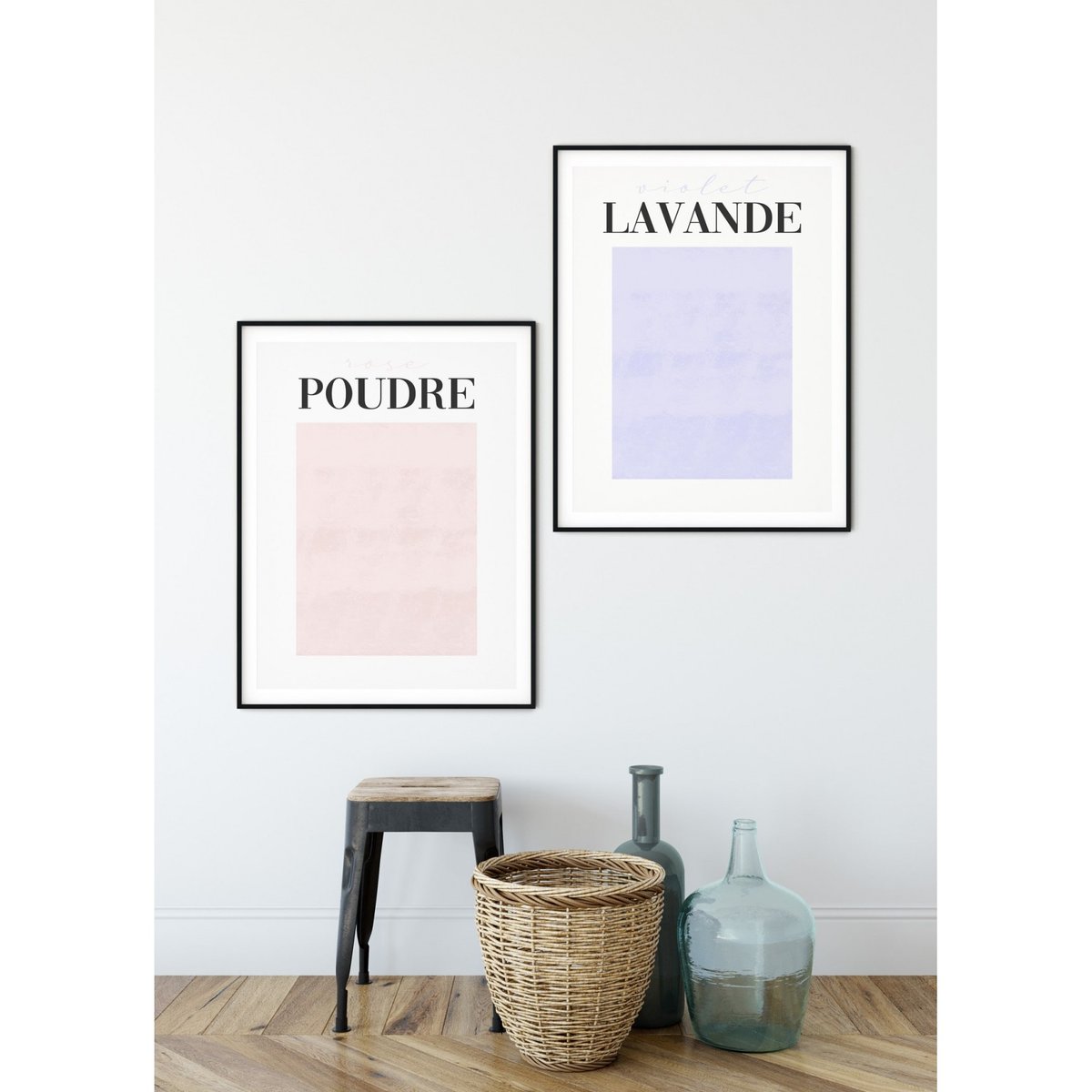 Affiche Violet Lavande blanc, L'AFFICHERIE