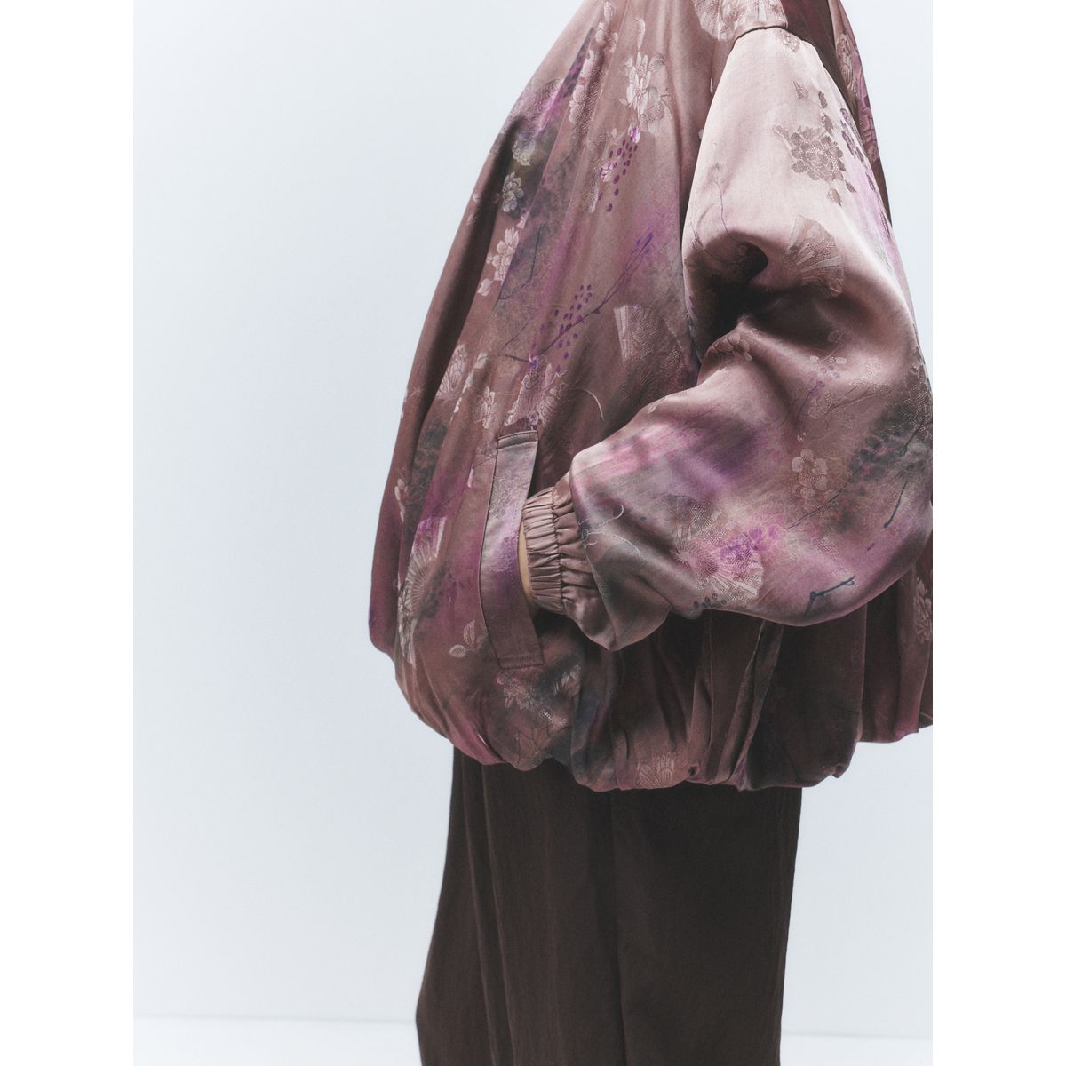 Blouson aviateur violet à fleurs, NEXT