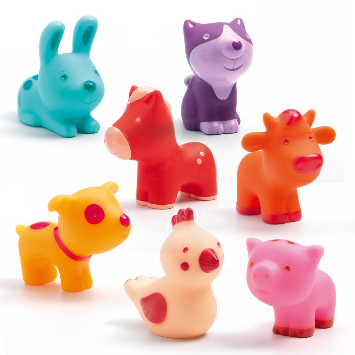 Cubes premier âge Troopo-farm multicolore, DJECO