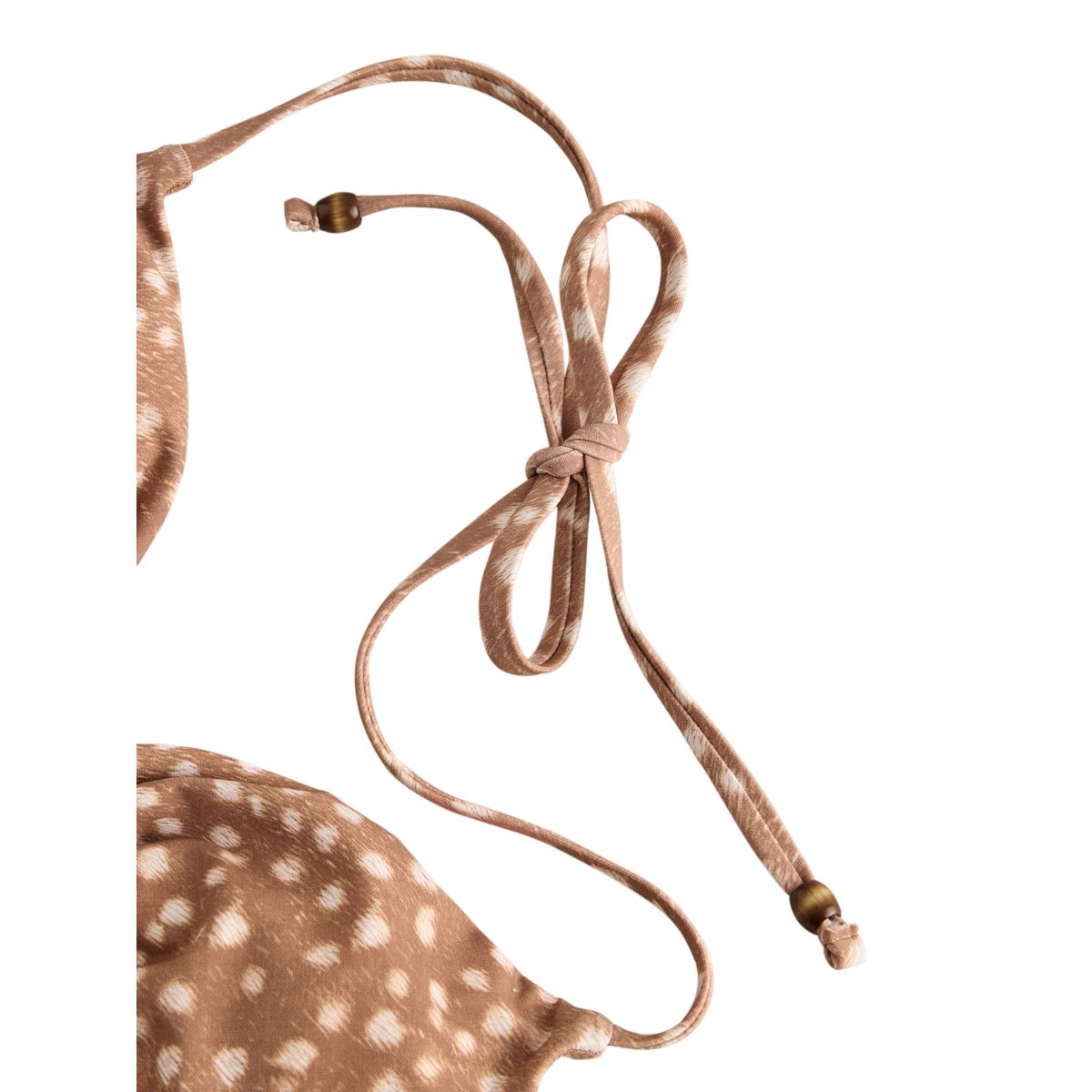 Haut de bikini triangle imprimé de cerf brun, NEXT