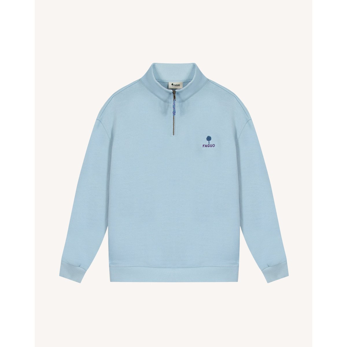Sweat AMBOISE bleu ciel, FAGUO