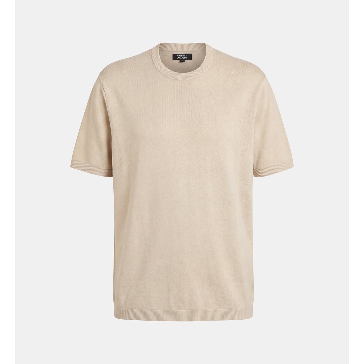 T-shirt classique rishnit écru, GALERIES LAFAYETTE