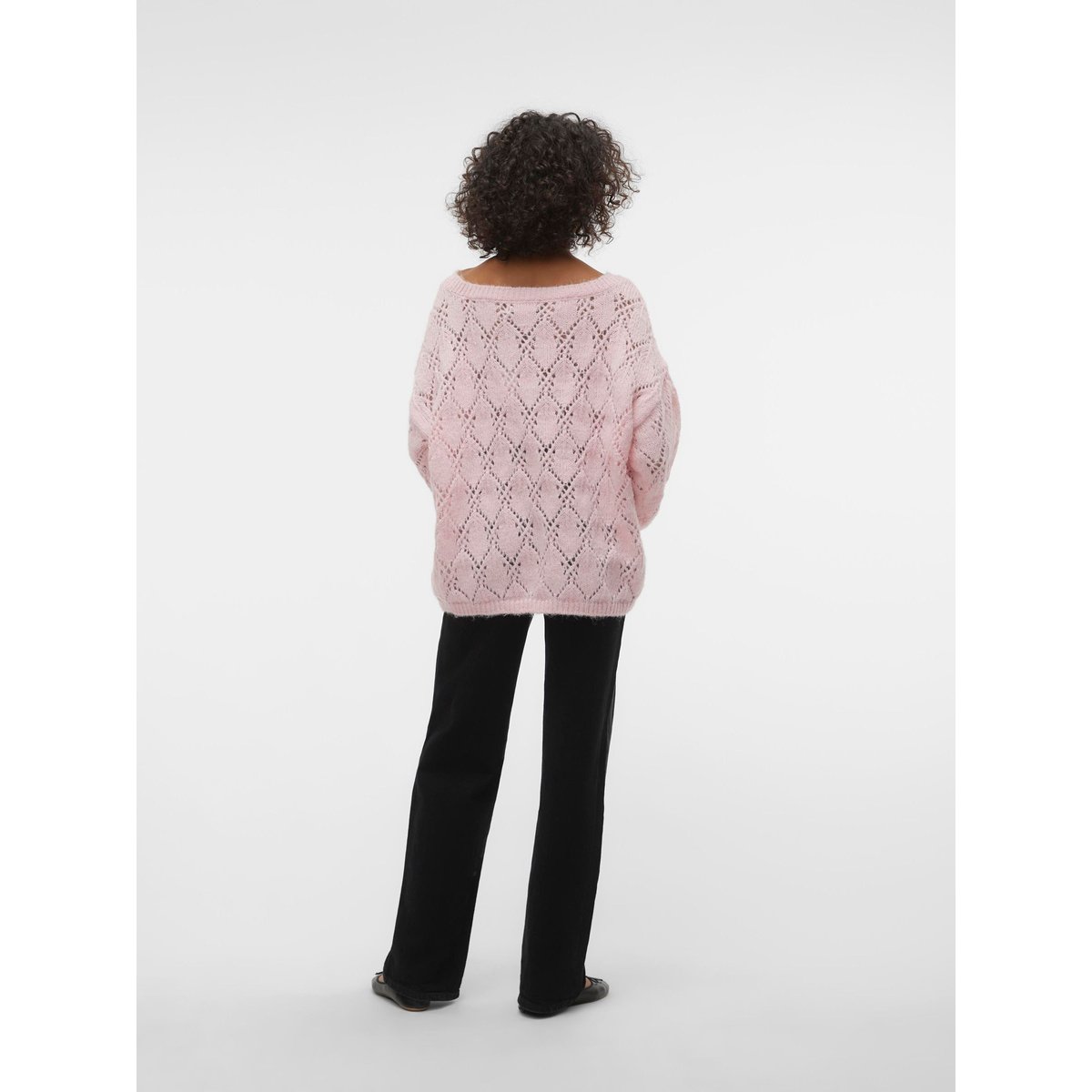 Pull En Maille rose shadow, VERO MODA