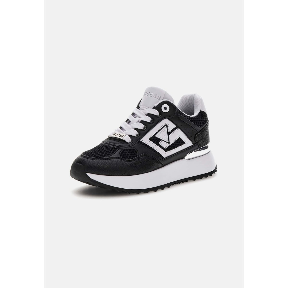 Baskets De Running Korenzo Empiècements Irisés noir, GUESS
