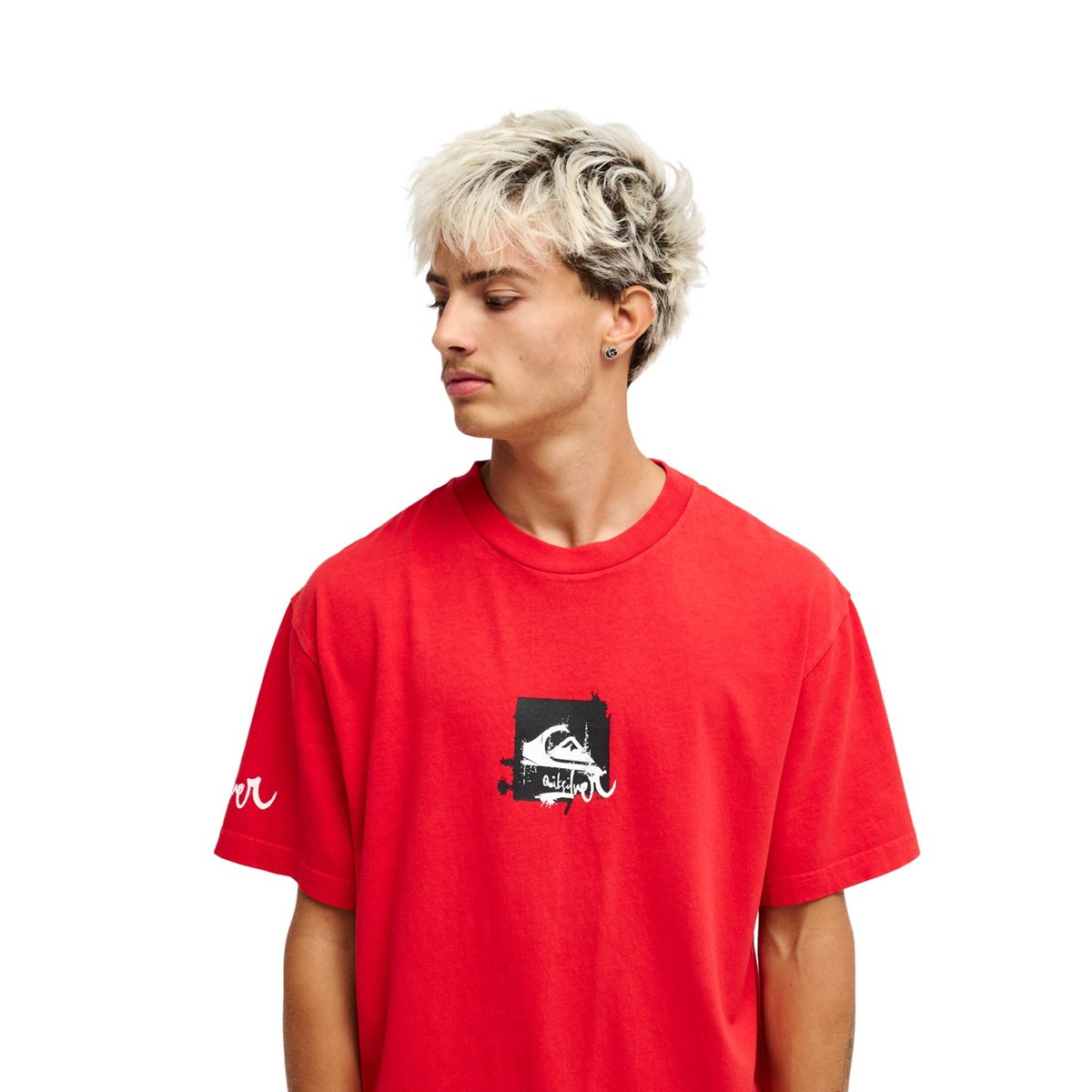 T-Shirt manches courtes YOUNG GUNS ECHO rouge salsa, QUIKSILVER