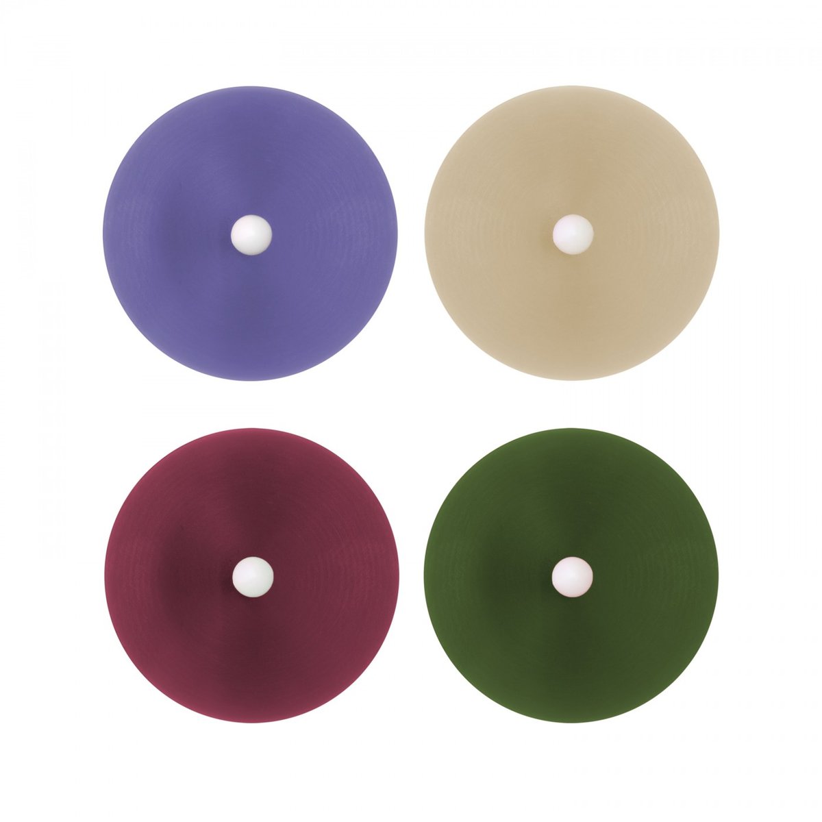 Lot de 4 bougies LED multicolore, REMEMBER