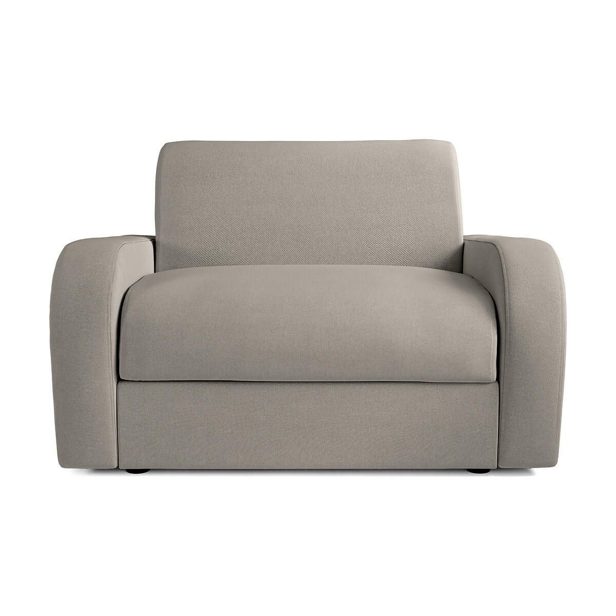 Jay-Be® Deco Brushed Twill Snuggle Chair Sofa Bed with Deep Sprung Mattress smoke grey, JAY-BE
