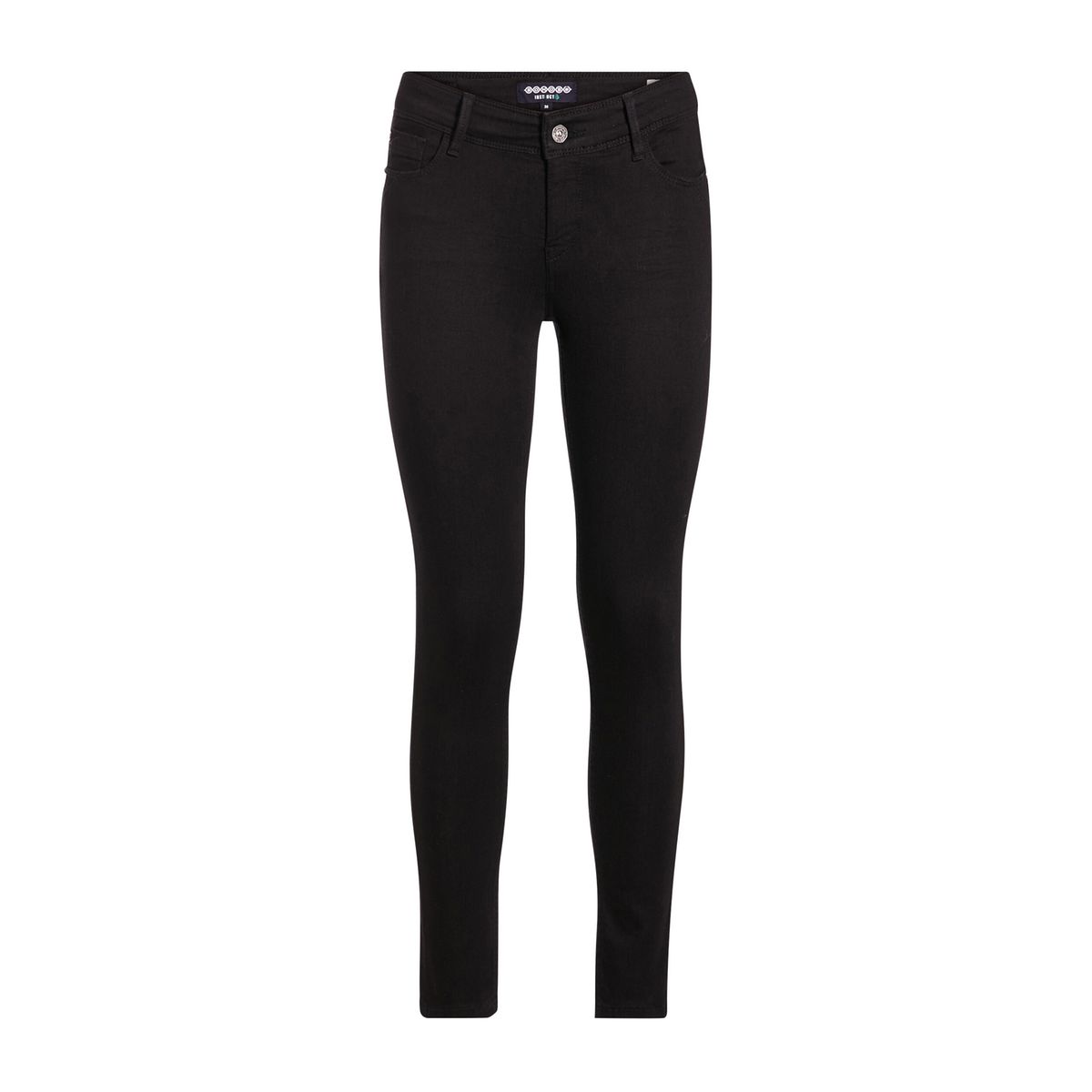 Jeans skinny push up 7/8ème denim noir, BONOBO