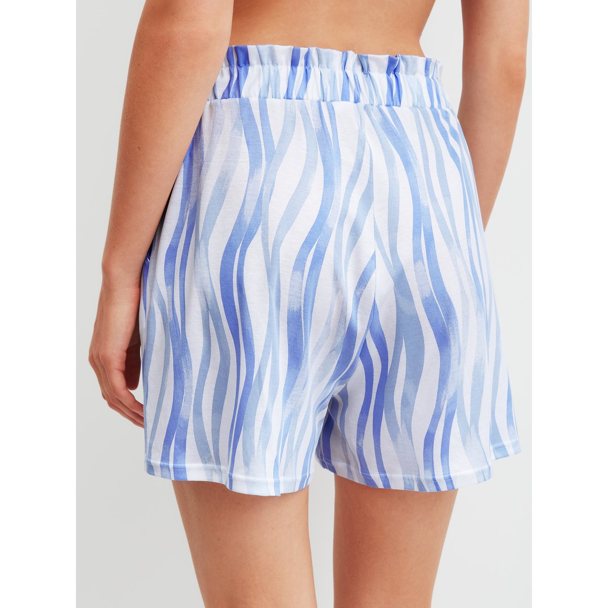 Short de pyjama Coton FAVOURITES OCEAN blanc étoilé, CALIDA