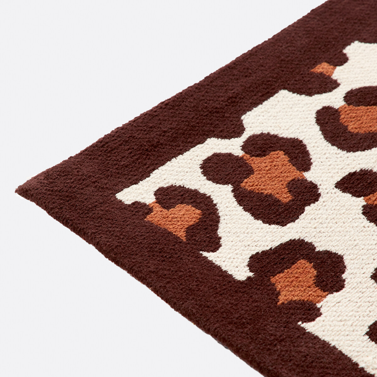 Tapis motif léopard, Nimia marron/écru, LA REDOUTE INTERIEURS