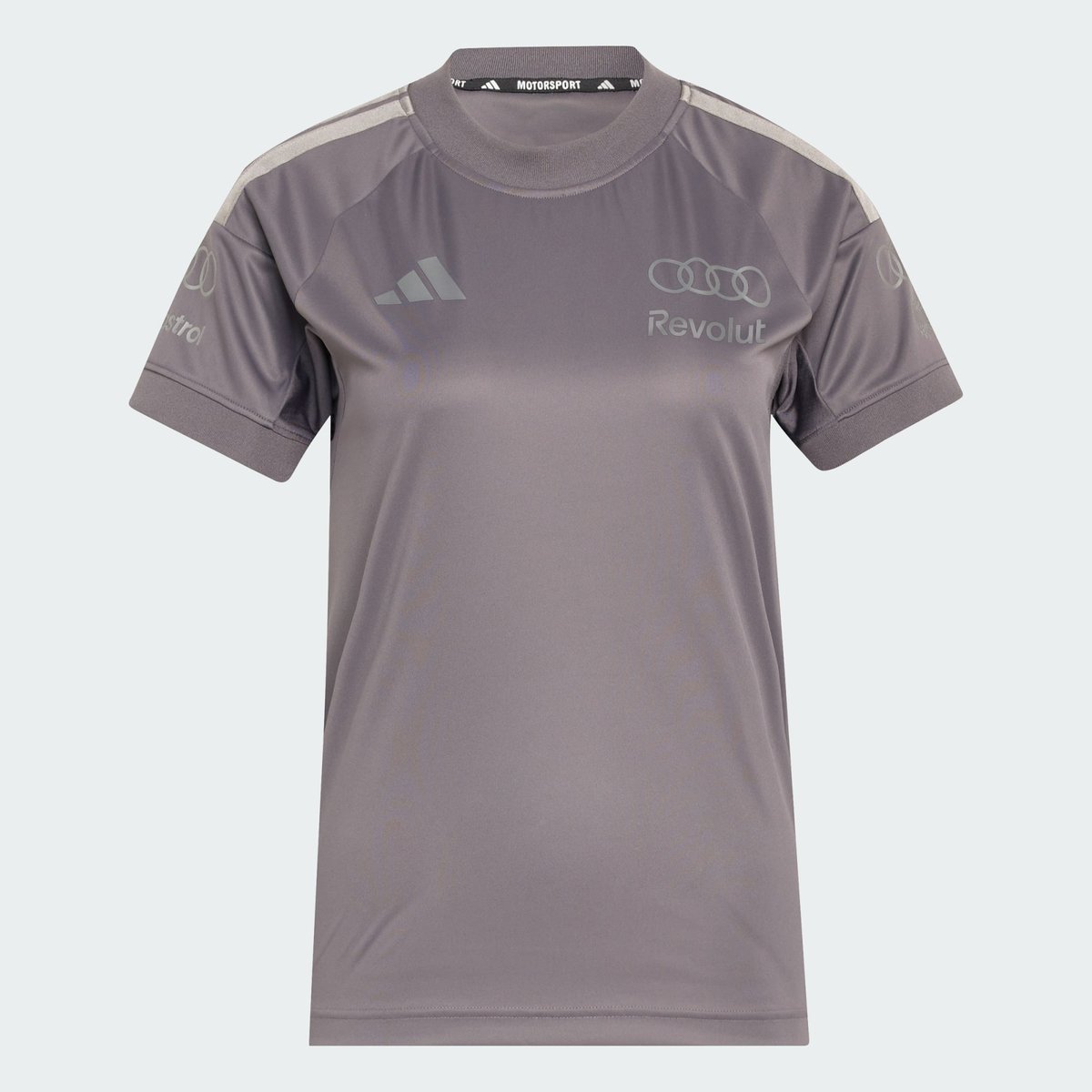 Maillot De Pilote À Manches Courtes Réplique De L’équipe Audi Revolut F1 grey strata / iron metallic, adidas Performance