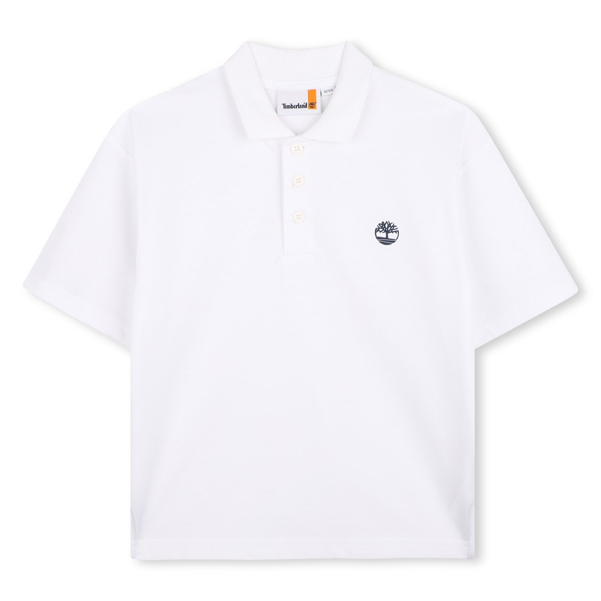 Polo manches courtes avec logo blanc, TIMBERLAND