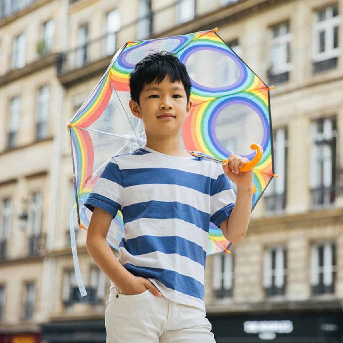 Parapluie transparent, Arc en ciel arc en ciel, SMATI