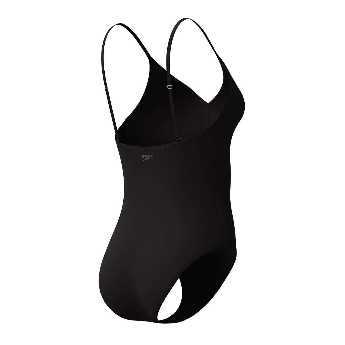 SOLID V-NECK badpak zwart, SPEEDO