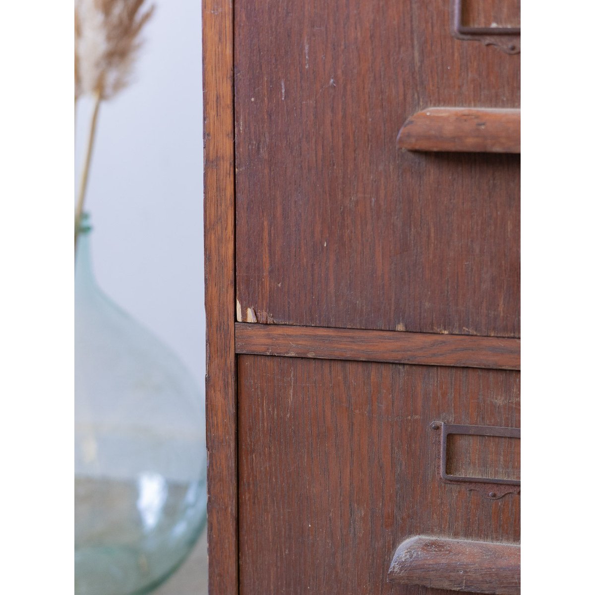 Meuble de métier à tiroirs Fernand N°447 - Bon état bois foncé, DEBONGOUT