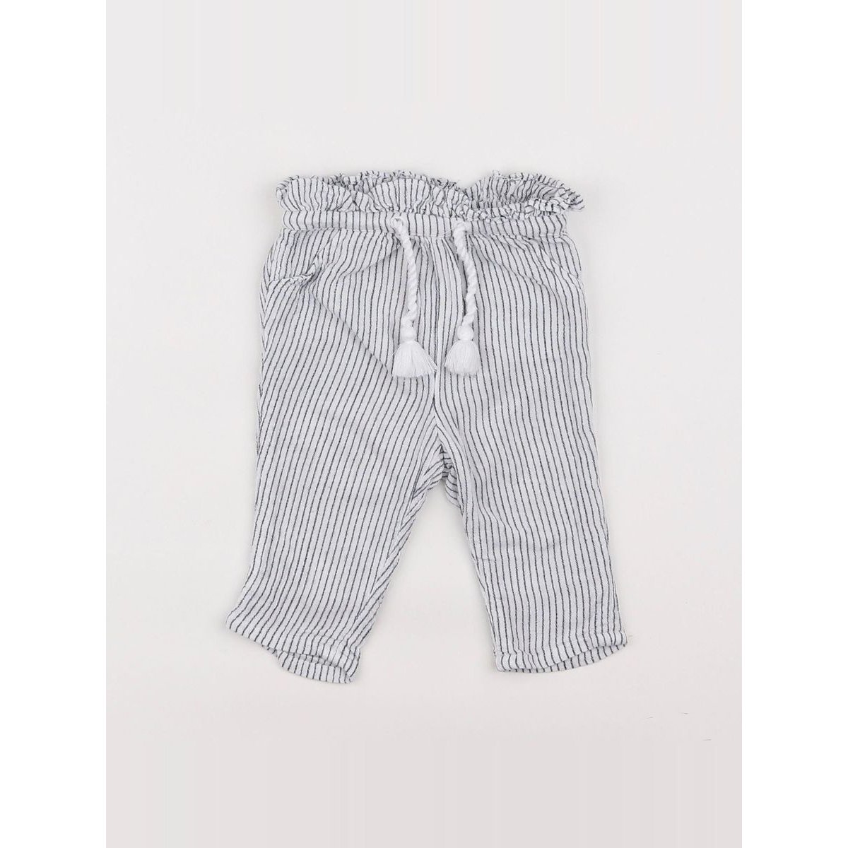 Pantalon - Très bon état blanc, bleu, CYRILLUS