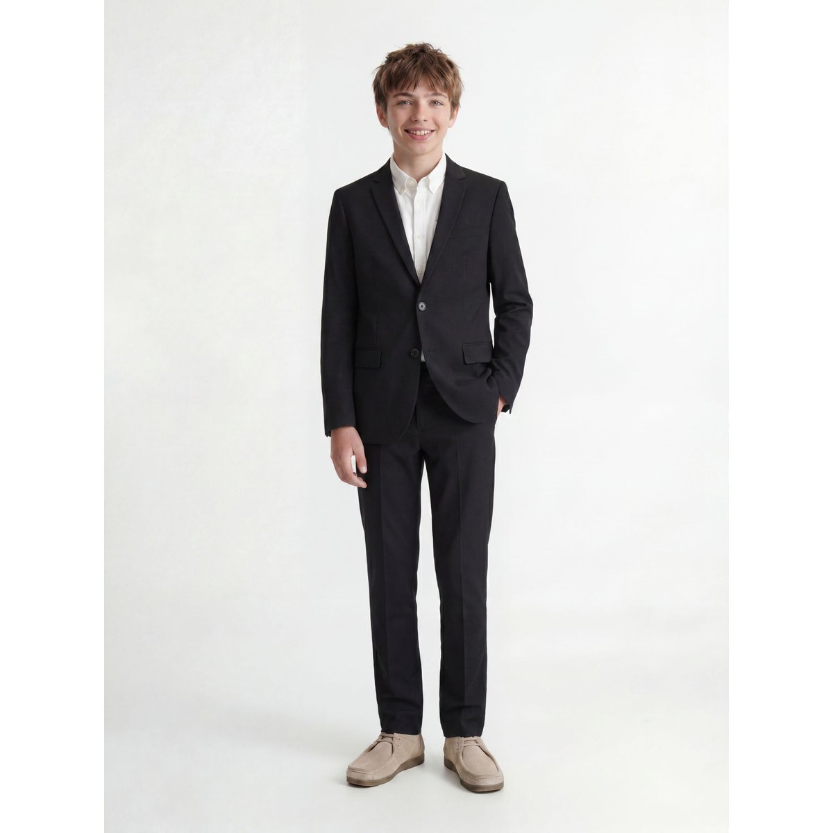 Blazer Croisé Et Pantalon De Tailleur black 1, JACK & JONES JUNIOR