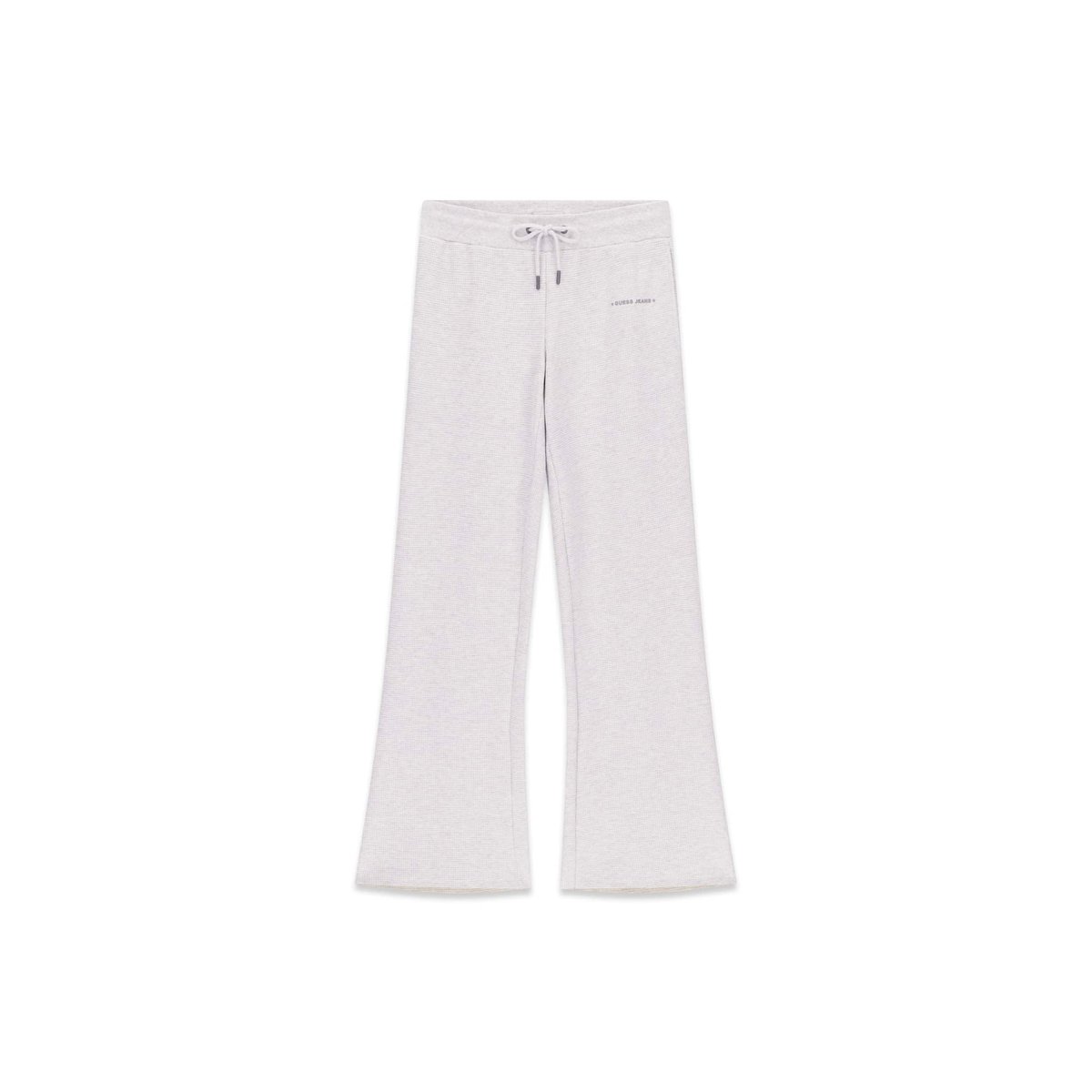 Joggers En Coton Gaufré gris clair, GUESS