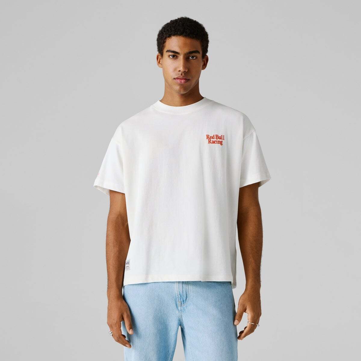 Red Bull Racing T-Shirt À Coupe Large Avec Imprimé Au Dos blanc, PEPE JEANS