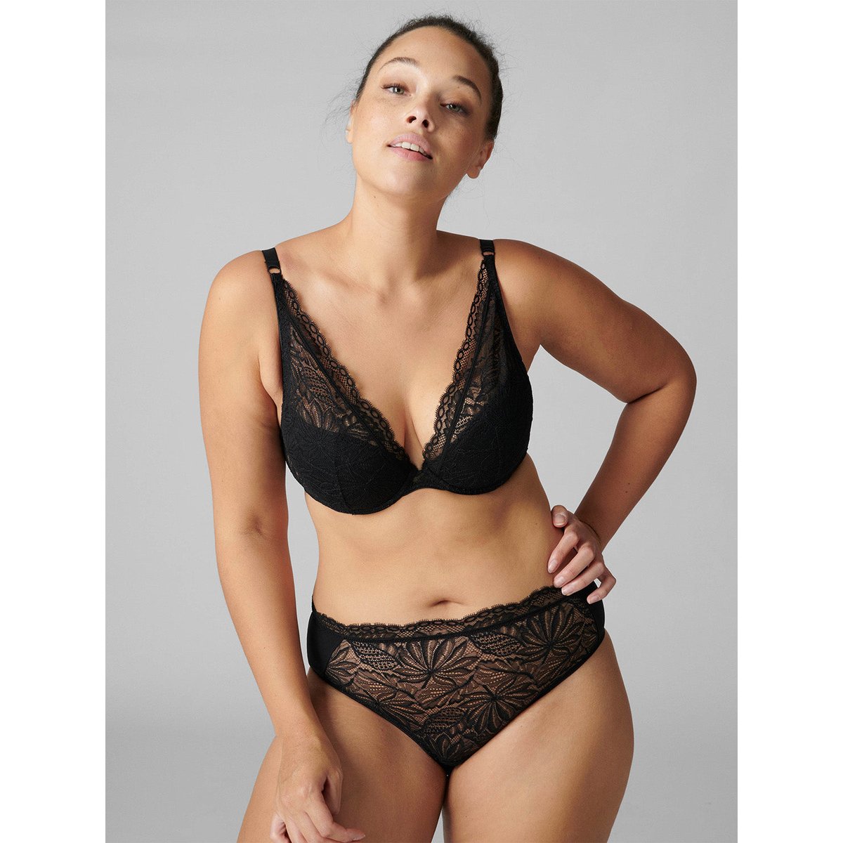 Soutien-gorge push-up triangle, EXOTICA noir, SIMONE PERELE