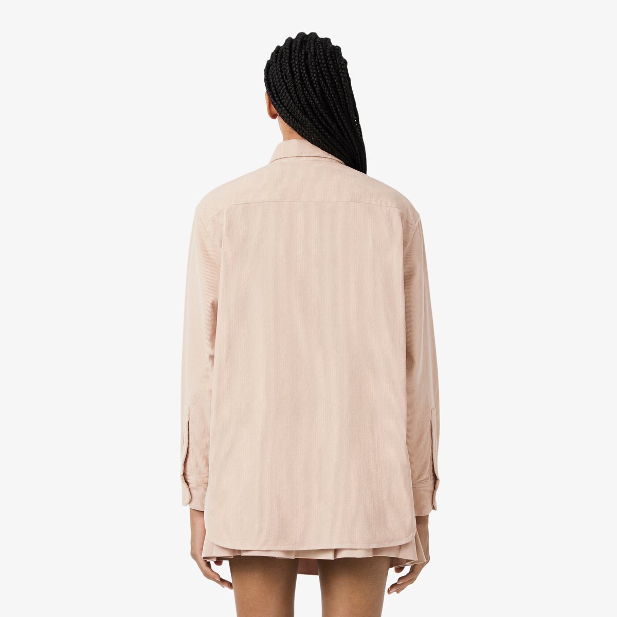 Surchemise oversize velours côtelé beige-s69, LACOSTE