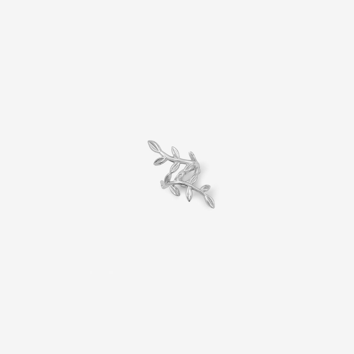 Ear cuff feuille argenté Argent 925 argenté, BALABOOSTE