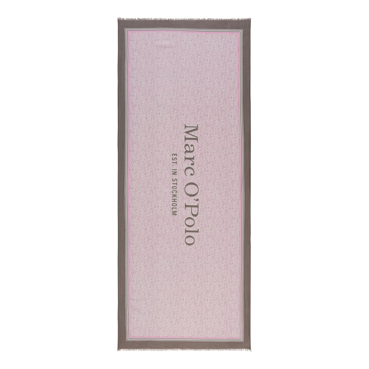 Foulard à l'imprimé allover avec TENCEL™ Lyocell rose, MARC O'POLO