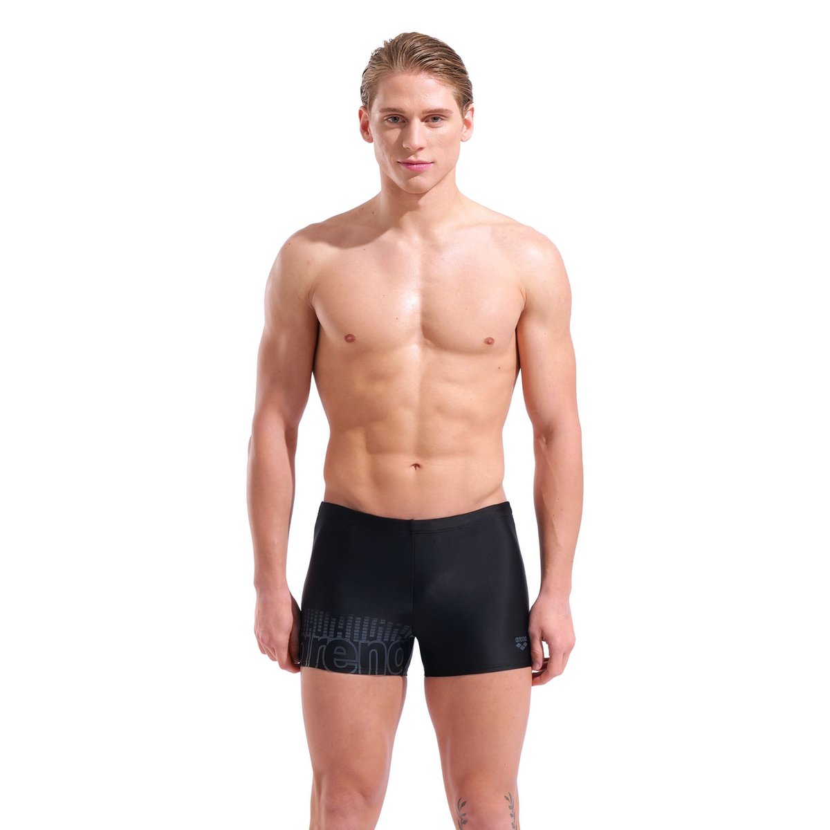 arena Feel short de bain ludique pour homme black-asphalt, ARENA